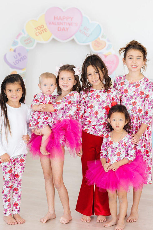 secret-garden-3-4-sleeve-tutu-leotard Mila & Rose at Sophia's Style--3T--4